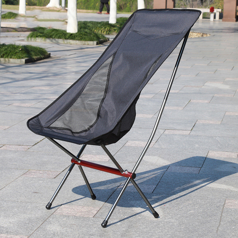 Outdoor Folding Chair Ultra Light Portable Fishing Chair Camping Beach Chair Casual Director Chair Fine Writing Raw small stool