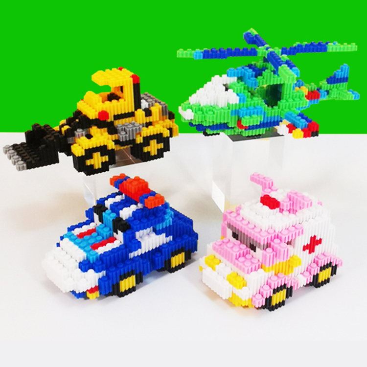Micro-Particle Assembly Airplane Building Blocks, Educational Children's Toys, Simple 3D Puzzle for Boys and Girls