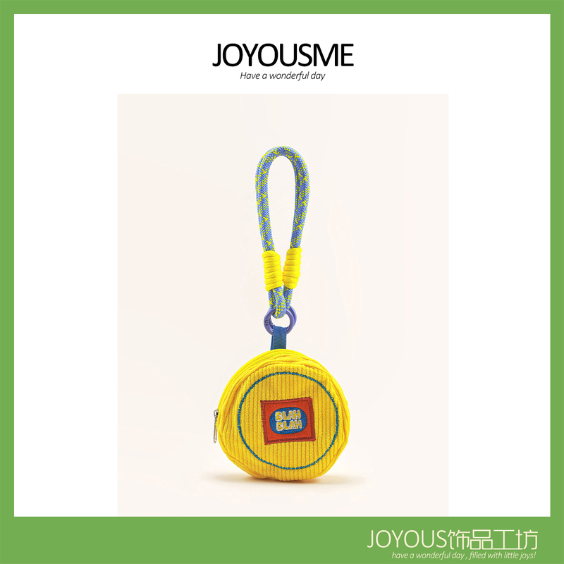 Joyousme Original Bag Pendant Mini Wallet Mushroom Earphone Bag School Bag Backpack Pendant Accessories Gift