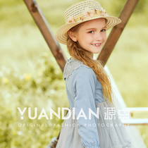 Childrens model shooting Foreign childrens model location shooting Childrens model all-inclusive patchwork clothing indoor shooting