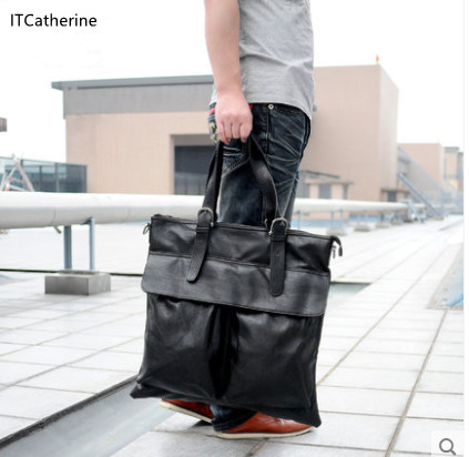Hong Kong 2023 new handbag large capacity bag Han bag for men's bag bag bag shoulder slope bag male trend