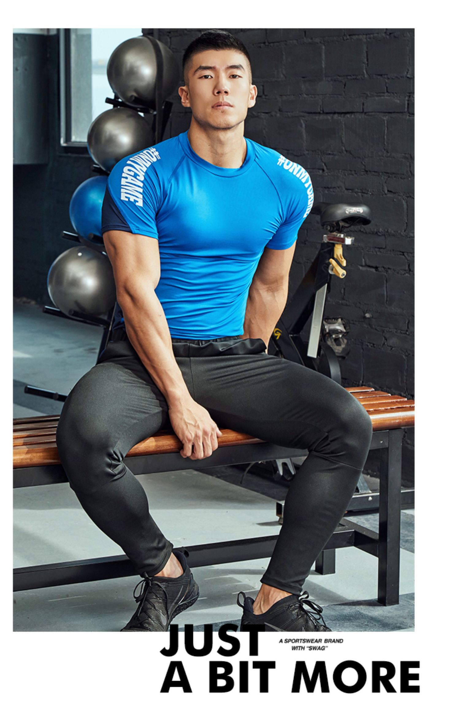 OMG mùa xuân và mùa hè in độ ẩm thấm hút căng chạy áo thun nam ngắn tay tập gym ngắn khô quần áo - Áo phông thể thao áo thun tanktop nam