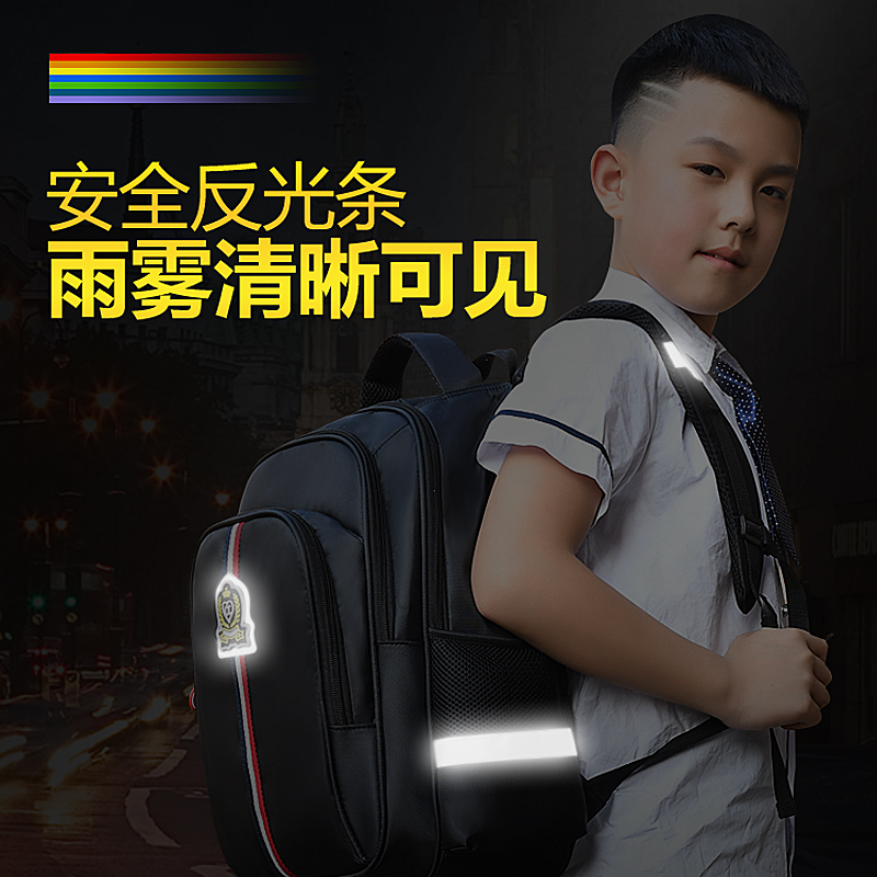 Childrens schoolbags chàng trai trường tiểu học 1-3 lớp 4-6 thứ năm lớp cô gái vai ba lô tùy chỉnh nhẹ in LOGO.