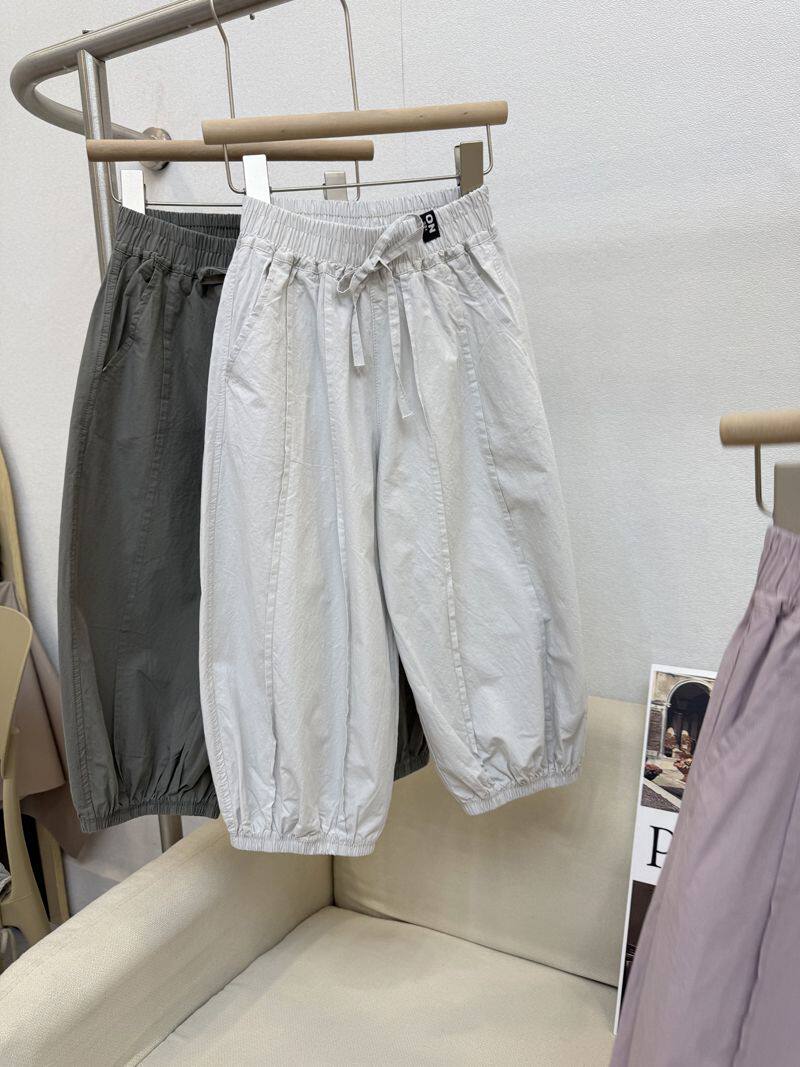 2025 Kids Summer Cotton Bloomers - Lightweight Casual Nine-Point Pants O1CN01zOjfLR2ILGBIhU0Dg !!368099269
