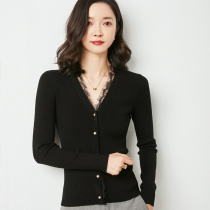v - Collace Sweater thin coat Tisile Lesser Gas knitted sweater in the spring of 2021
