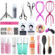 cos wig set hair net scissors flat shear care solution hair wax steel comb stand one-word clip protective net shampoo