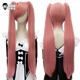 Xiuqinjia universal ponytail cos wig fake hair tiger mouth clip ດຽວແລະ double straight costume style ສີແດງສີເຫຼືອງສີຂຽວສີນ້ໍາສີດໍາແລະສີຂາວ