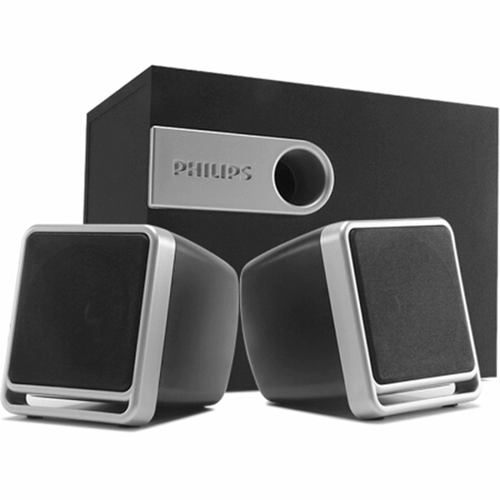 Philips/飞利浦 SPA2341/93 компьютер аудио Home Desktop Bass Multimedia Multimedia 2.1 Desker Desktop TV TV Universal Super Heavy Bass эффект