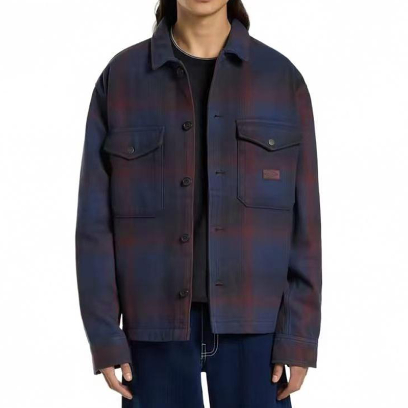 Vans/Vans Men's Sports Casual Loose Plaid Shirt Jacket Vn000Ubzgrb