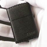 Зажигалка на керосине, кожаный защитный чехол ручной работы, из натуральной кожи