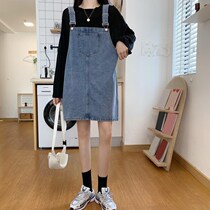 Salt belt skirt summer short early spring 2021 new womens design sense niche French jumpsuit season short