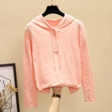 Tide, осенний бамбуковый лонгслив, базовая приятная телу толстовка с капюшоном, в корейском стиле