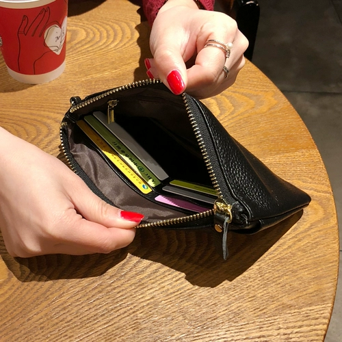 Кожаный длинный мобильный телефон, модный бумажник, кошелек с молнией, коллекция 2021, в корейском стиле, воловья кожа, из натуральной кожи