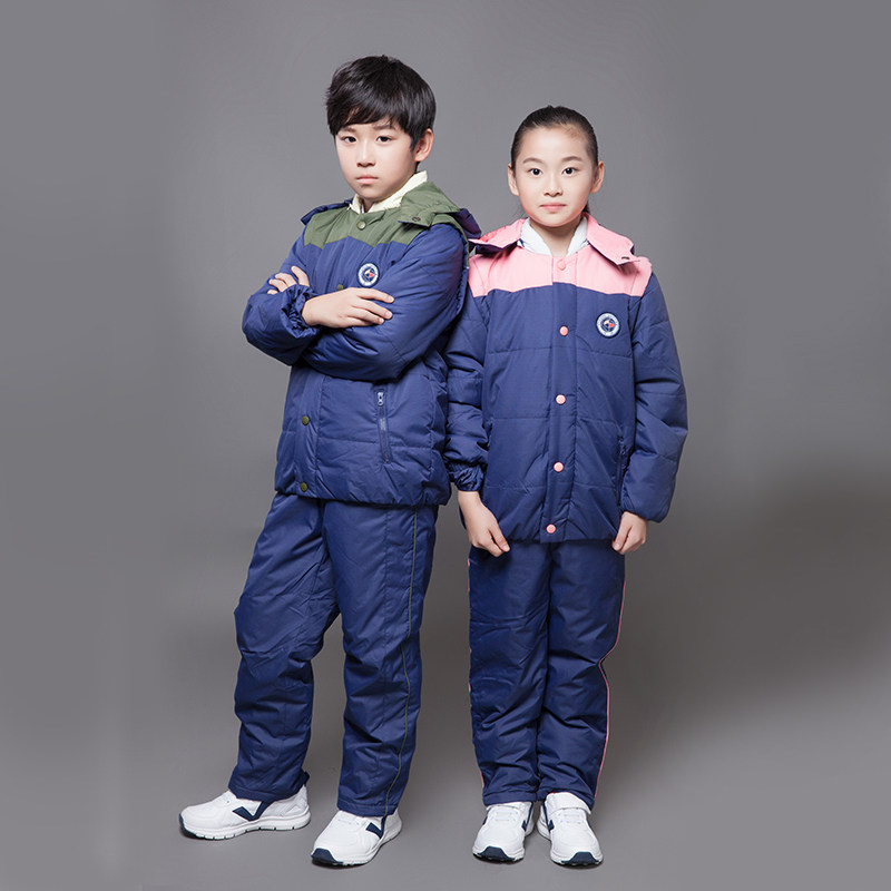 Golden Bird Ningbo unified school uniform Primary school winter suit