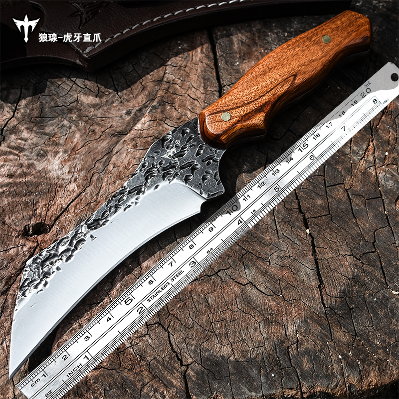 Knives Self-defense cold weapons High hardness outdoor saber calcined knife portable geometric knife Tritium gas portable