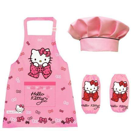 Girl Kitchen Clothing Acting Baby Chefs Hat Small Children Apron Kindergarten Show Costumes Dressed as Home Wine Roles
