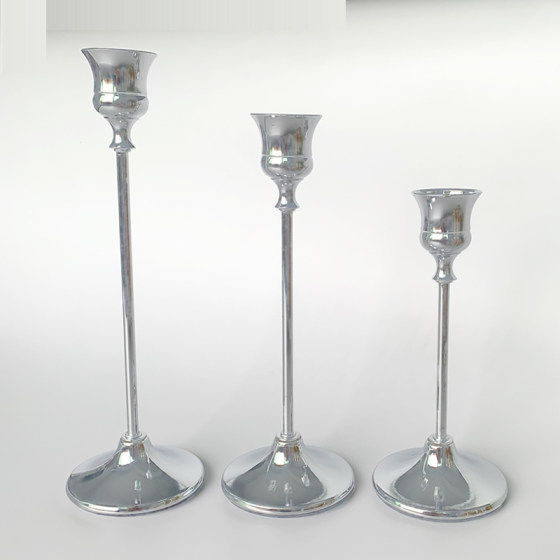 烛台摆件家居餐桌蜡烛台婚礼装饰餐桌轻奢浪漫婚庆道具蜡烛烛台