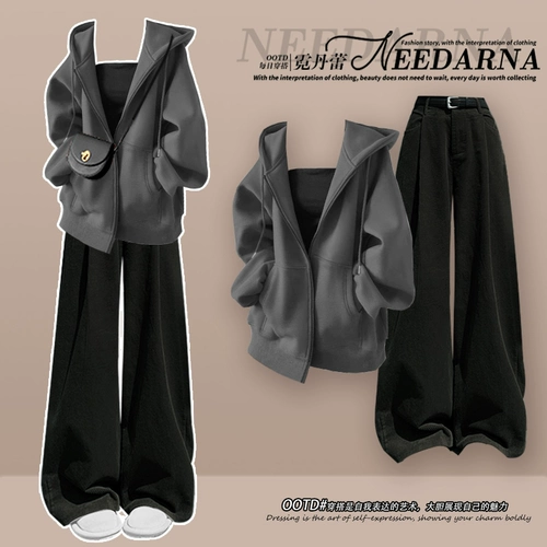 Толстовка с капюшоном, зимняя куртка, ретро кардиган, подходит для подростков, в американском стиле