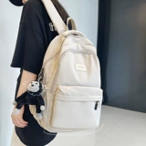 Ранец, сумка через плечо, вместительный и большой рюкзак, бретели, для средней школы, простой и элегантный дизайн, подходит для студента, защита позвоночника