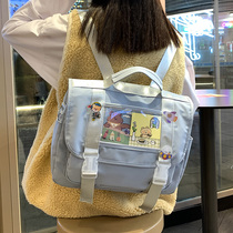 Junior High School Schoolbag Female Korean Mori Pupil Backpack Large Capacity Japanese Multifunctional Single Shoulder Backpack