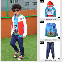 Wang Wang team Clothes 3 boys coat 4 Meritorious Ryder captain clothes Archie hat childrens return car set