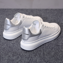 Small white shoes mens 2021 spring and summer new Korean version 100 hitch ride trend breathable softbottom deodorant board shoes Ins Street Beat Tide Shoes