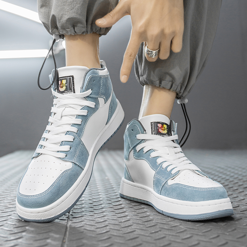 Men's shoes 2021 spring and autumn new Korean version ins high-top casual shoes summer all-match lace-up sneakers trend sports shoes