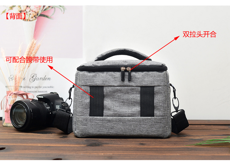 Canon EOS 750D 800D 70D 80D 77D 5D3 5D4 200D túi máy ảnh DSLR thế hệ thứ hai xách tay - Phụ kiện máy ảnh kỹ thuật số túi sony alpha