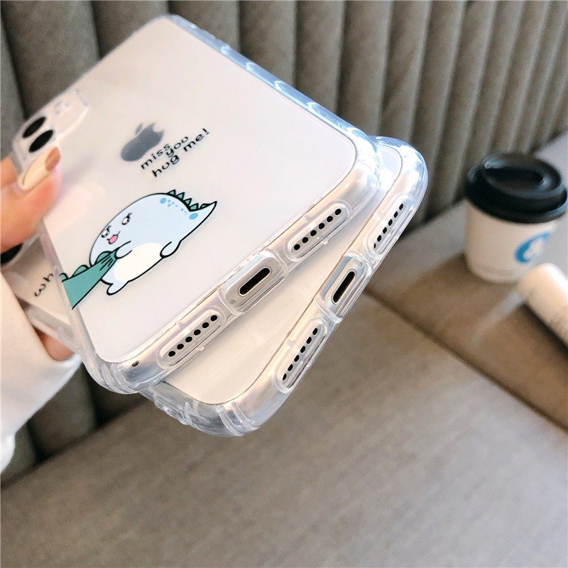 Cartoon Fruit Little Dinosaur Phone Case For Iphone Pro Models_voghion.com