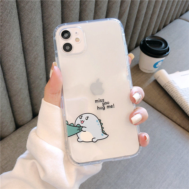 Cartoon Fruit Little Dinosaur Phone Case For Iphone Pro Models_voghion.com