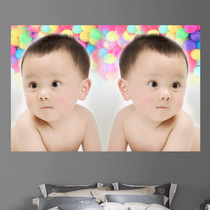 Newlywed wedding room stickers baby poster photo portraits beautiful baby doll pictorial pictures male wall stickers pregnant women
