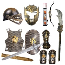 Boy pirate armor warrior props can wear childrens day weapon shield performance sword set toy
