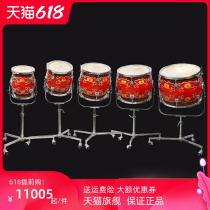 Suzhou Wuyin Pai Drum Folk Orchestra Wuyin Liandrum Suzhou ethnic musical instrument percussion instrument Dingyin Drum Flower Pots and Flower Pots