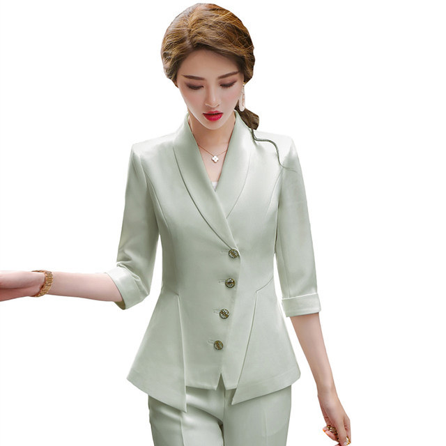 Suit jacket women's summer thin Korean version net red small suit women's suit Western style British style slim casual top