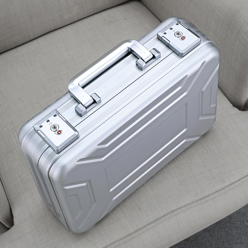 Yuexiu All-aluminum Alloy Suite Portable Cash Cash Password Safety Deposit Box Business High-end Metal Briefing Box