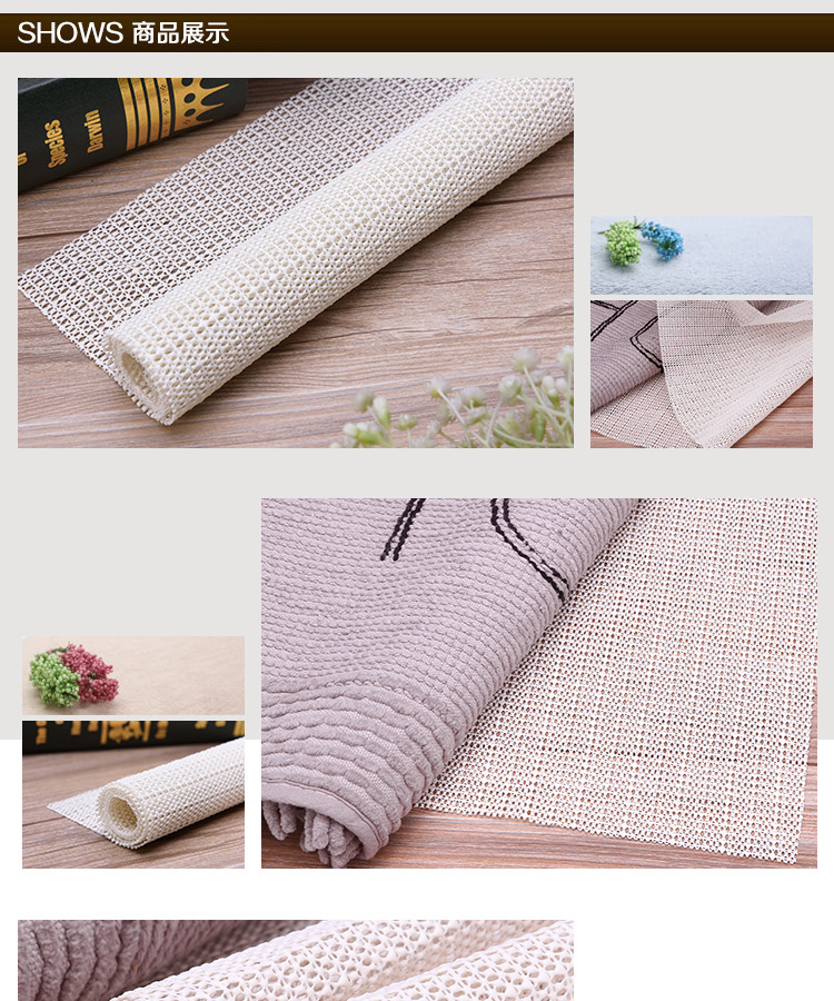 Thảm chống trượt cao su Pad xanh PVC Da Vải Sofa Chống trượt Thảm bông xốp ghép nền nhà