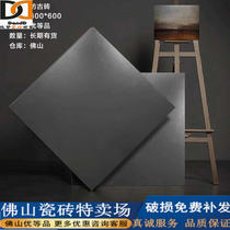 Outdoor gray floor tiles retro balcony full ceramic cement tiles restaurant parquet tiles kitchen and bathroom antique tiles 600*600