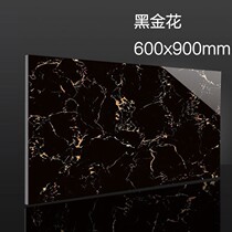 1 m black gold flower marble tile 600 x 900 Living room non-slip floor tile full throw glaze threshold stone over door stone brick