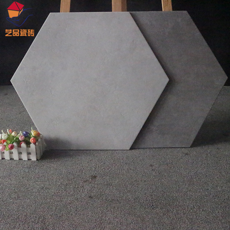 New Cement Brick 520X600 Living-room Dining Room Bar Balcony Industrial Wind Modern Retro Wind Hexagon Antique