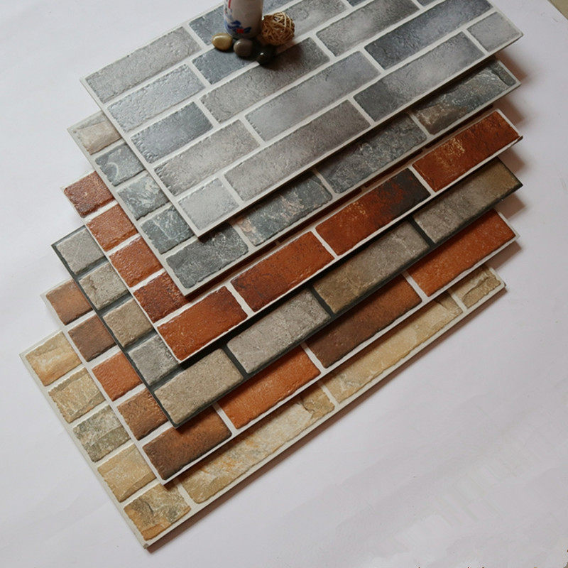 Villa Outer Wall Brick 300X600 Tile Red Background Wall Cultural Stone Imitation Ancient Brick Outdoor Field Cultural Brick