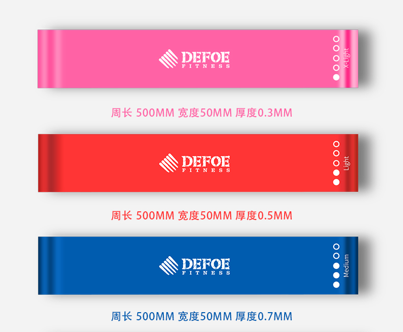 Defoe căng vòng tập thể dục vòng sức đề kháng đào tạo sức mạnh cho nam giới và phụ nữ Yoga ban nhạc căng với vòng đàn hồi mini tham tap yoga