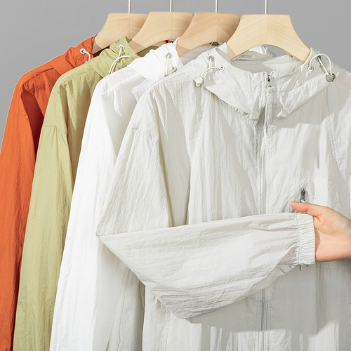 Летняя куртка, тонкая одежда для защиты от солнца для отдыха подходит для мужчин и женщин, свободный крой