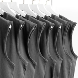 Хлопковая летняя цветная качественная майка без рукавов, футболка для отдыха, жилет, круглый воротник, оверсайз