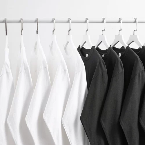 Двухцветный хлопковый цветной лонгслив для отдыха