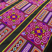Ethnic clothing ethnic embroidery cross stitch embroidery ethnic embroidery accessories materials Miao clothing materials