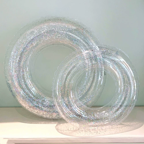 Блестки для ногтей для детей и взрослых, плавательный круг, увеличенная толщина