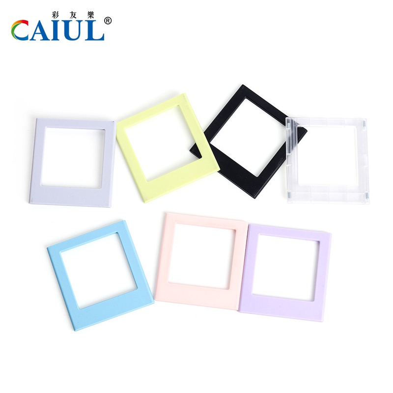 Square Polaroid Photo Frame Magnetic Tiles Building Blocks Photo Display Stand Fridge Magnet (Kodak Cannot Use It)
