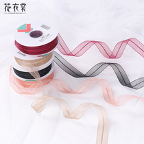 Floral dress transparent colorful yarn with snowy yarn with silver silk striped flowers bouquet packaging satin with floral bouquet