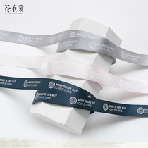 Flower clothes new high-grade English ribbon ribbon 2 5cm flower bouquet packaging material webbing DIY handmade