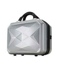 Косметичка, зеркальный эффект, с драгоценным камнем